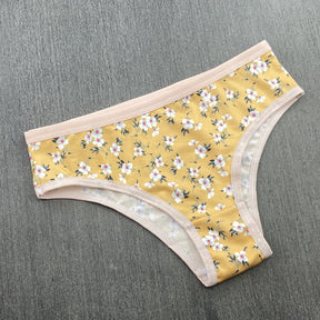 Calcinha em Microfibra - Com Estampada Colorida