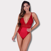 Body Fio Dental - Costas Nuas e Renda parte Superior e Laterais da Frente